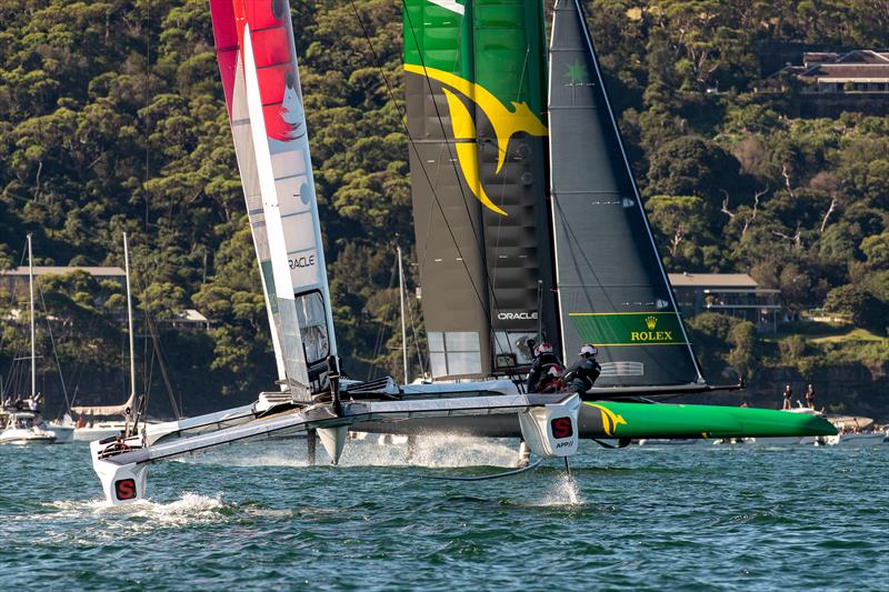SailGP Sydney day 1 photo copyright Chris Cameron / SailGP taken at  and featuring the F50 class