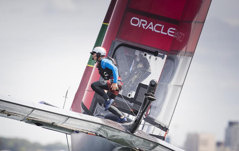 Great Britain team on day 2 of Sydney SailGP - photo © Lloyd Images / SailGP