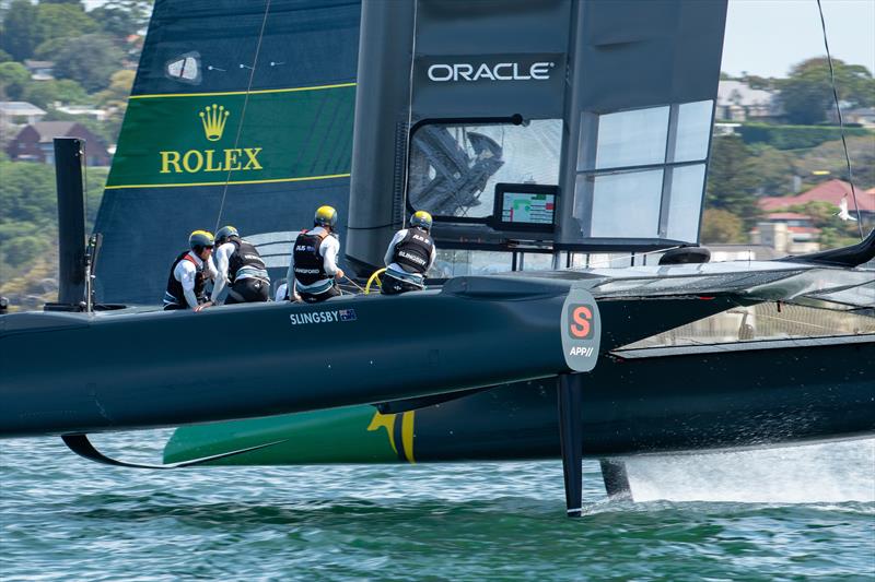 SailGP Australia Team at the Sydney SailGP photo copyright Chris Cameron / SailGP taken at  and featuring the F50 class