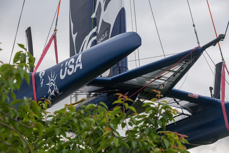 U.S. SailGP Team showcases 'Lady Liberty' on the Hudson - photo © Chris Cameron / SailGP