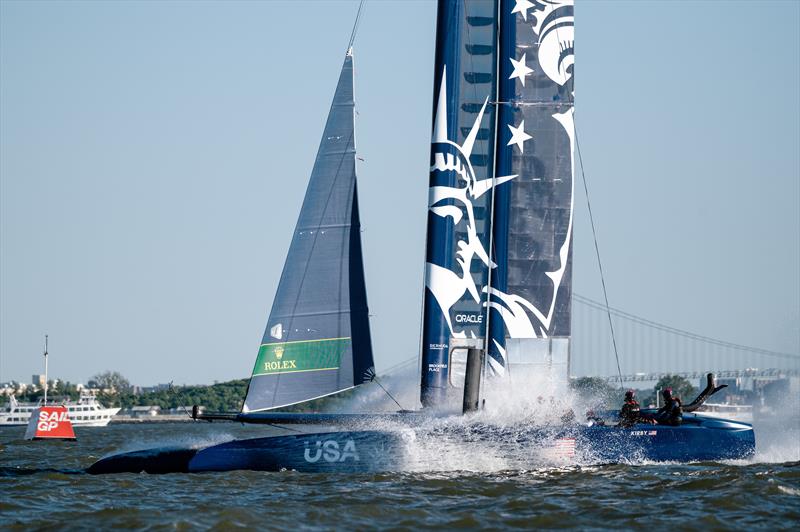 New York SailGP day 1 photo copyright Drew Malcolm / SailGP taken at  and featuring the F50 class