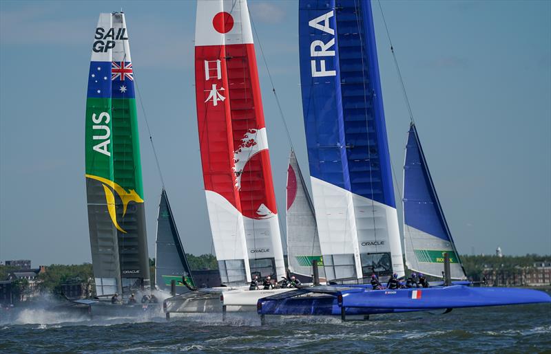 New York SailGP day 1 photo copyright Sam Greenfield / SailGP taken at  and featuring the F50 class