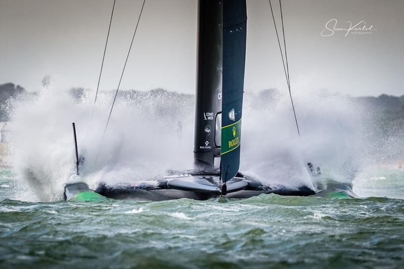 Strong winds for the Cowes SailGP on Sunday - photo © Sam Kurtul / www.worldofthelens.co.uk