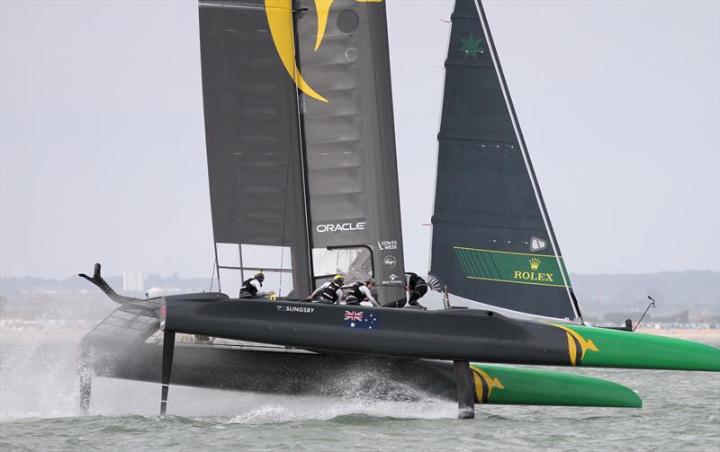 Strong winds for the Cowes SailGP on Sunday - photo © Mark Jardine