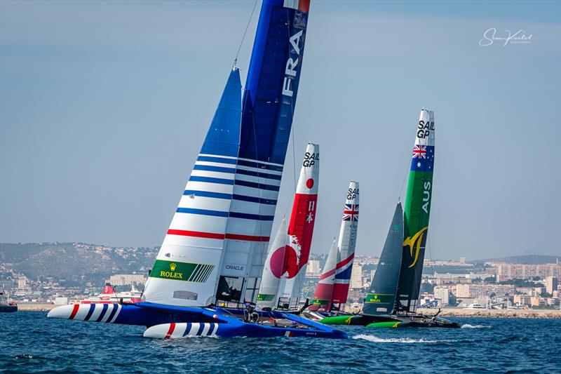 Marseille SailGP Season 1 Grand Final practice day photo copyright Sam Kurtul / www.worldofthelens.co.uk taken at  and featuring the F50 class