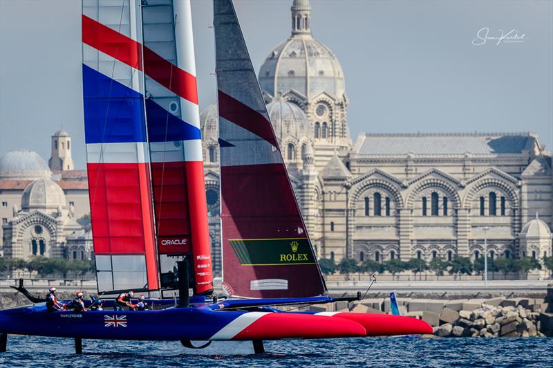 Marseille SailGP Season 1 Grand Final practice day photo copyright Sam Kurtul / www.worldofthelens.co.uk taken at  and featuring the F50 class