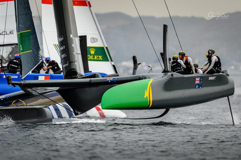 The final SailGP event of Season 1 in Marseille, France - Day 2 photo copyright Sam Kurtul / www.worldofthelens.co.uk taken at  and featuring the F50 class