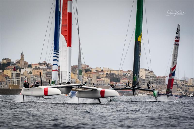 The final SailGP event of Season 1 in Marseille, France - Day 2 photo copyright Sam Kurtul / www.worldofthelens.co.uk taken at  and featuring the F50 class