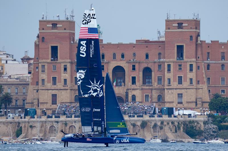 Race Day 1 of the Italy SailGP, Event 2, Season 2 in Taranto, Italy - photo © Bob Martin for SailGP