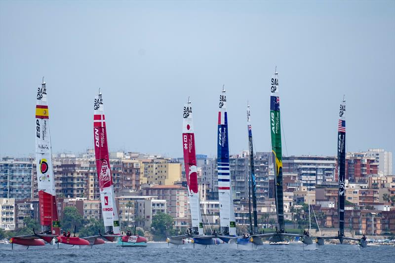 Race Day 1 of the Italy SailGP, Event 2, Season 2 in Taranto, Italy - photo © Bob Martin for SailGP