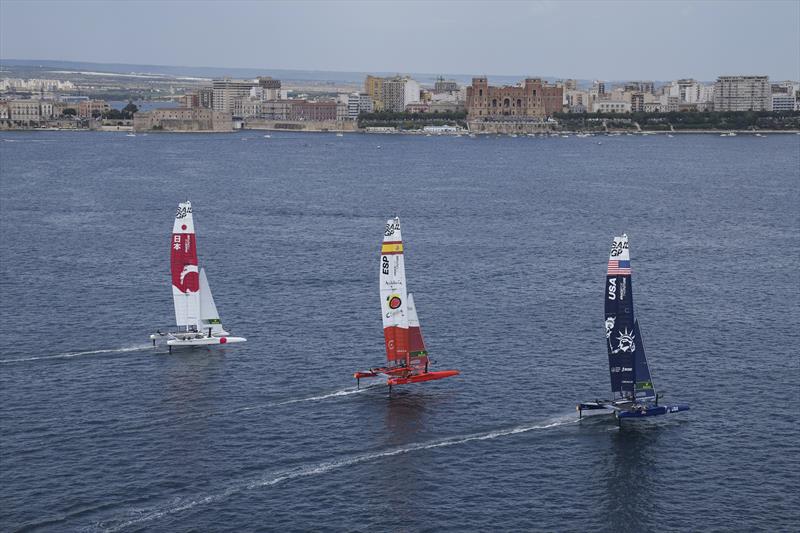 Japan SailGP Team win the Italy Sail Grand Prix in Taranto photo copyright Thomas Lovelock for SailGP taken at  and featuring the F50 class