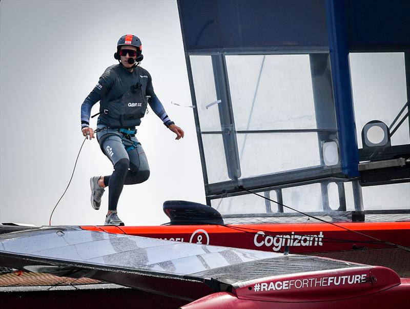 Great Britain SailGP Team Driver Paul Goodison photo copyright Ricardo Pinto for SailGP taken at  and featuring the F50 class