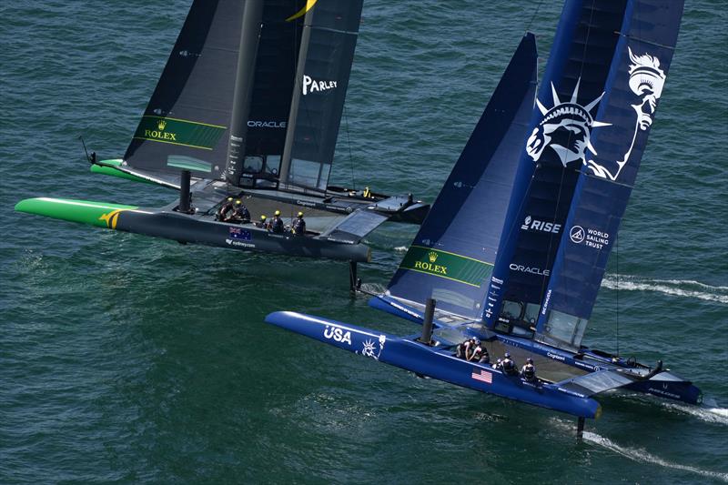 Australian SailGP team win Great Britain SailGP (Event 3, Season 2) in Plymouth photo copyright Thomas Lovelock for SailGP taken at  and featuring the F50 class