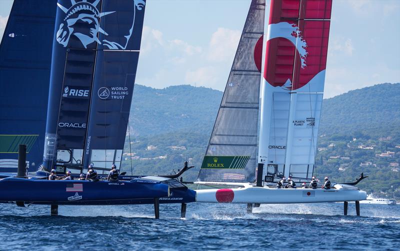 U.S. SailGP Team finish 2nd in the France Sail Grand Prix photo copyright Bob Martin for SailGP taken at  and featuring the F50 class