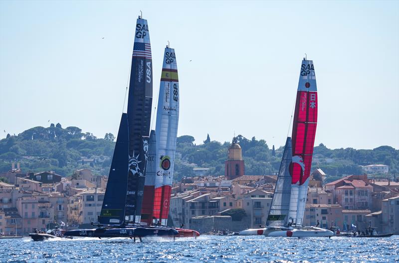 U.S. SailGP Team finish 2nd in the France Sail Grand Prix photo copyright Bob Martin for SailGP taken at  and featuring the F50 class