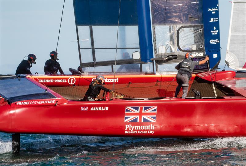 Ben Ainslie, Hannah Mills and the Great Britain SailGP Team training on the British F50 in Cadiz-Andalusia - photo © Javier Salinas for SailGP