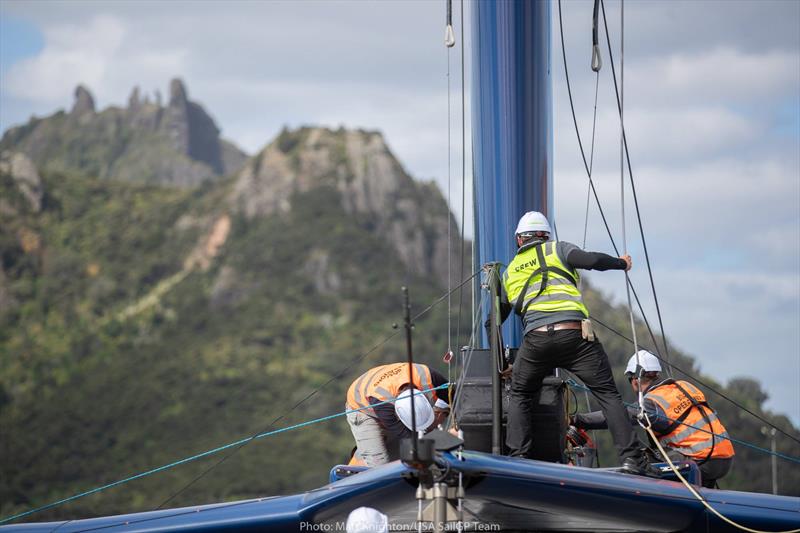 USA SailGP Team preparing to launch from Marsden Cove Marina, Northland, NZ - photo © Matt Knighton /USA SailGP Team