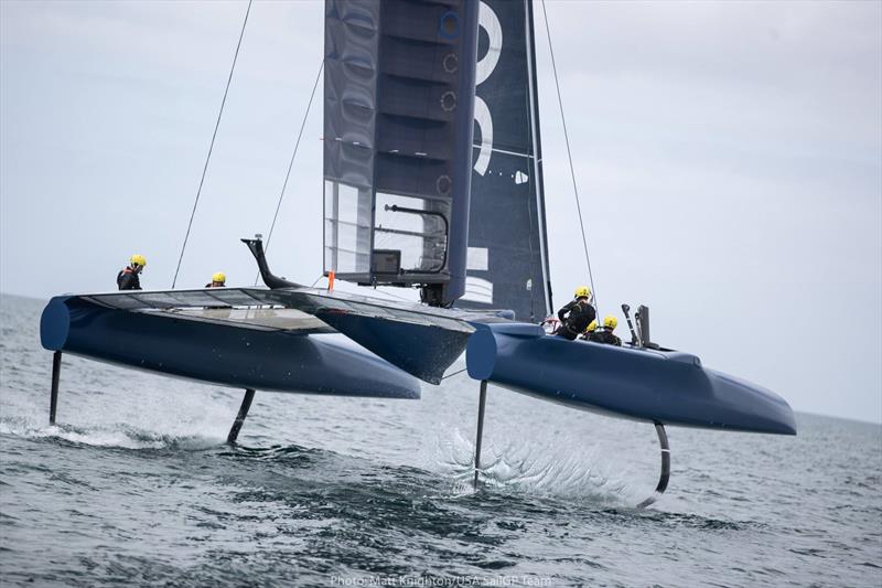 USA SailGP Team training off Whangarei, Northland, New Zealand - photo © Matt Knighton /USA SailGP Team