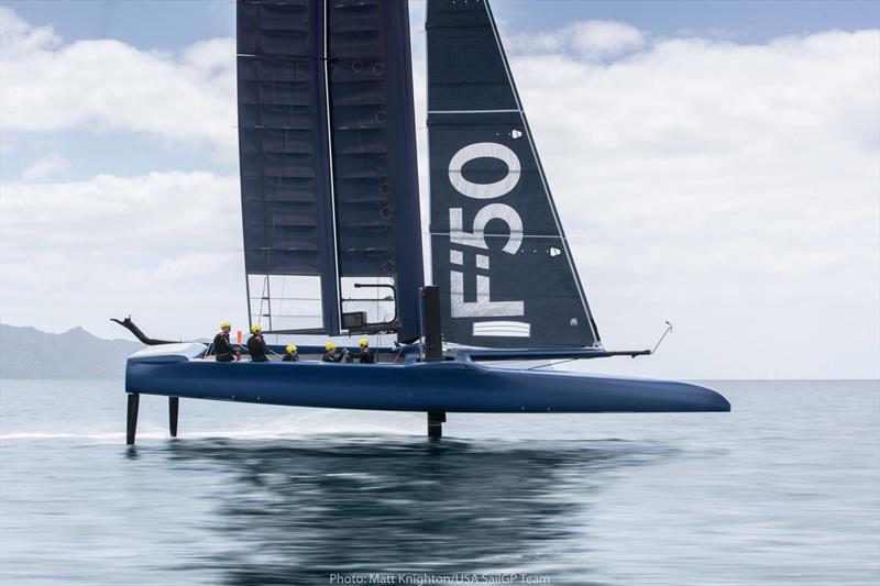 USA SailGP Team training off Whangarei, Northland, New Zealand - photo © Matt Knighton /USA SailGP Team