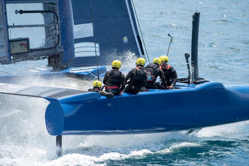 The newly announced China SailGP training off Whangarei in the F50 photo copyright China SailGP taken at  and featuring the F50 class