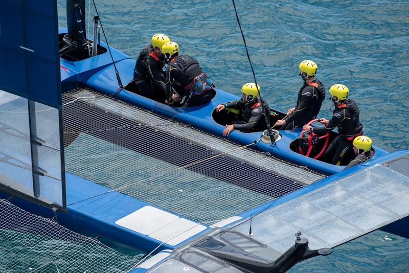 China SailGP in training in the F50 off Whangarei photo copyright SailGP taken at  and featuring the F50 class