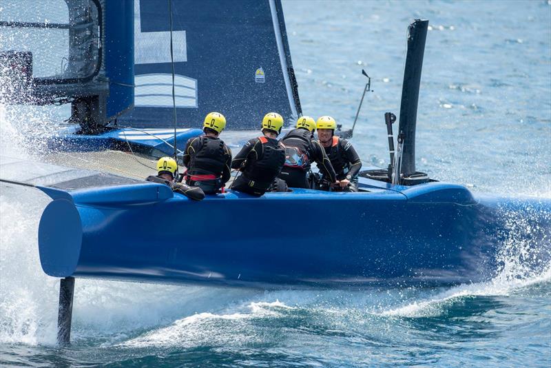 China SailGP in training in the F50 off Whangarei photo copyright SailGP taken at  and featuring the F50 class