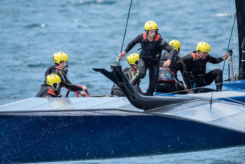 China SailGP in training in the F50 off Whangarei - photo © SailGP