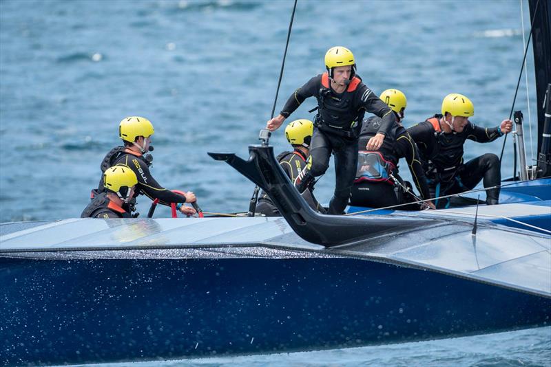 China SailGP in training in the F50 off Whangarei photo copyright SailGP taken at  and featuring the F50 class