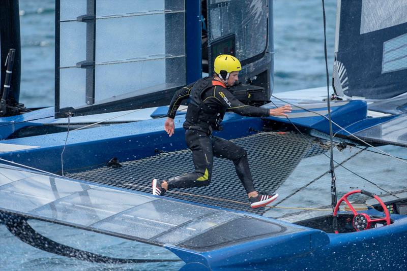 China SailGP in training in the F50 off Whangarei photo copyright SailGP taken at  and featuring the F50 class