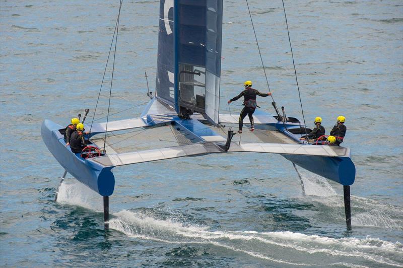 China SailGP in training in the F50 off Whangarei photo copyright SailGP taken at  and featuring the F50 class