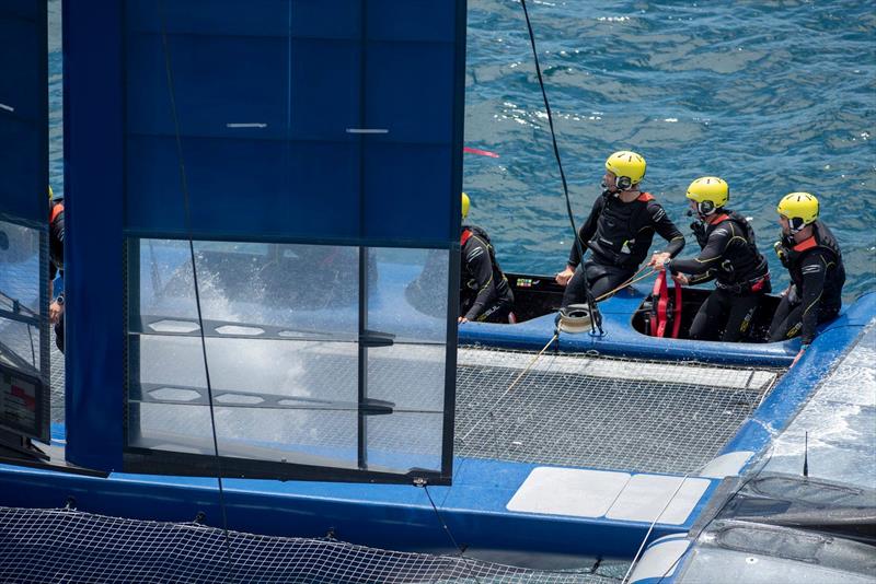 China SailGP in training in the F50 off Whangarei photo copyright SailGP taken at  and featuring the F50 class