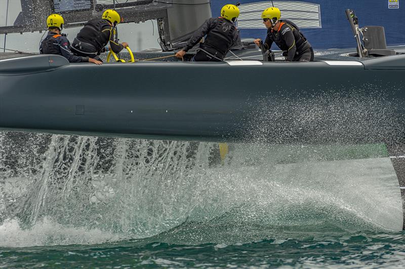 Australia SailGP Team get familiar with their F50. Marsden Point, Bream Bay. Northland, New Zealand. - photo © Chris CAMERON