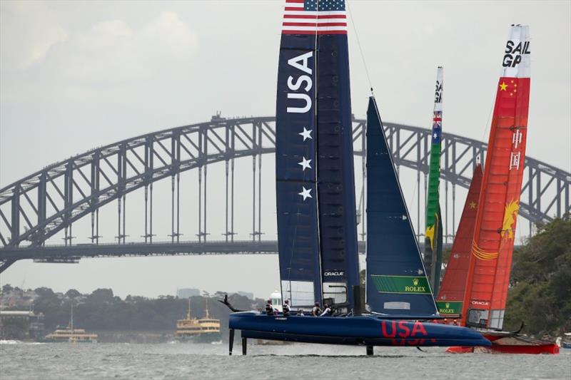 United States SailGP Team at Sydney Harbour - photo © Lloyd Images / SailGP