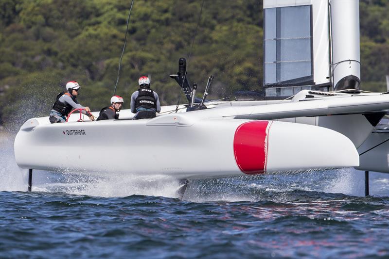 Team Japan were second in the final photo copyright Andrea Francolini taken at Royal Sydney Yacht Squadron and featuring the F50 class