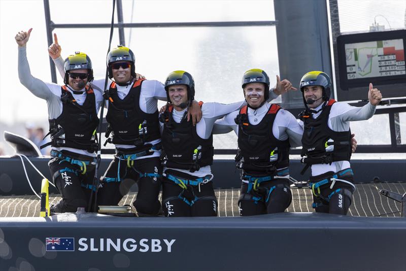 Team Australia, won the Sydney event photo copyright Andrea Francolini taken at Royal Sydney Yacht Squadron and featuring the F50 class