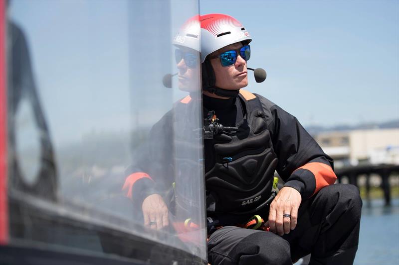 Great Britain SailGP Team prepares for launch on San Francisco Bay ahead of the second round of SailGP on May 4-5 photo copyright Lloyd Images taken at Golden Gate Yacht Club and featuring the F50 class