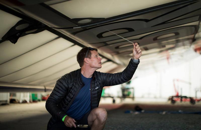 Great Britain SailGP Team prepares for launch on San Francisco Bay ahead of the second round of SailGP on May 4-5 photo copyright Lloyd Images taken at Golden Gate Yacht Club and featuring the F50 class