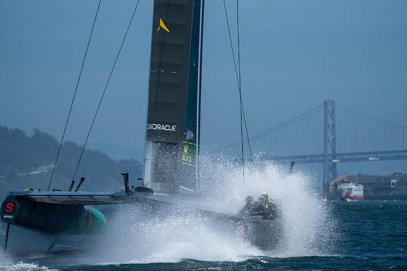 Australia SailGP Team has their first practice for the San Francisco SailGP - photo © Sam Greenfield