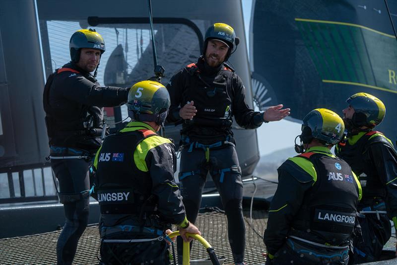 Australia SailGP Team has their first practice for the San Francisco SailGP - photo © Sam Greenfield