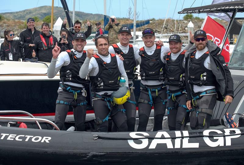 Australia SailGP Team at San Francisco SailGP photo copyright Australia SailGP Team taken at  and featuring the F50 class