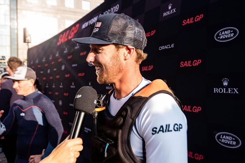 United States SailGP Team at New York SailGP photo copyright Drew Malcolm for SailGP taken at  and featuring the F50 class