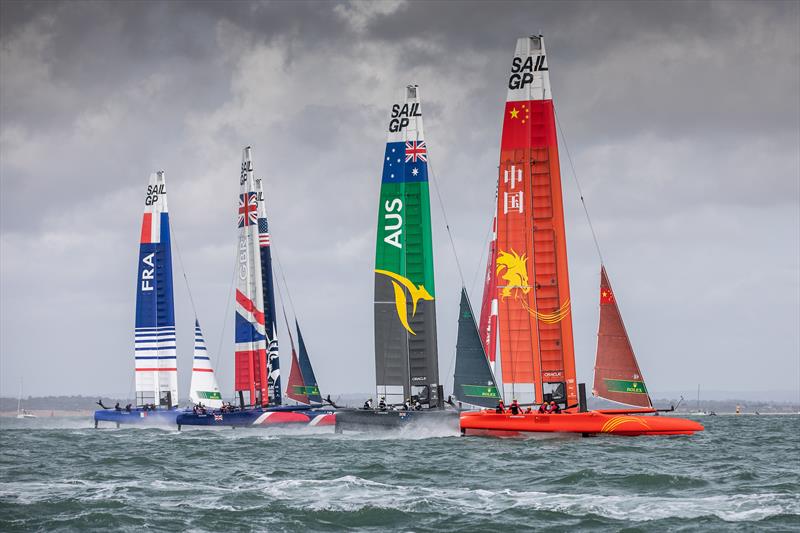 France SailGP Team, skipper Billy Besson. Race Day. - photo © Eloi Stichelbaut for SailGP