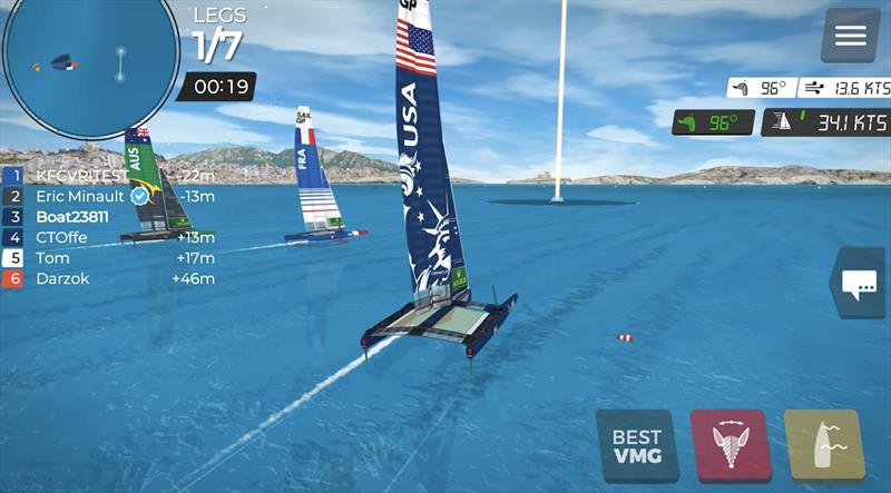 Sneak peek of the new eSailGP gaming experience in partnership with Virtual Regatta photo copyright SailGP taken at  and featuring the F50 class