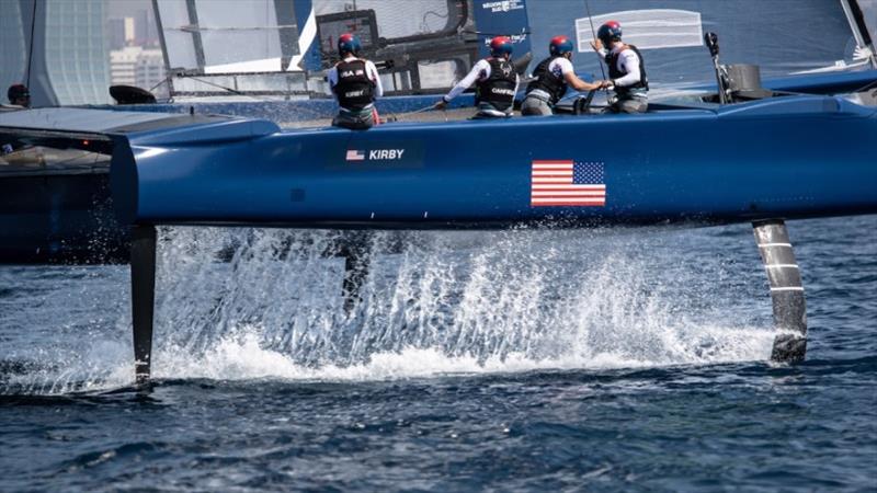 U.S. SailGP Team training in Marseille before the Grand Final. - photo © Matt Knighton for SailGP