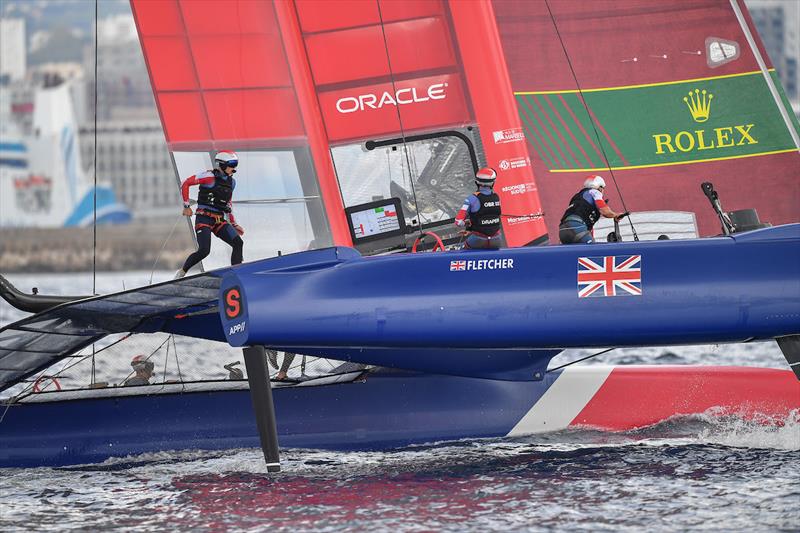 Great Britain SailGP team at Marseille SailGP Season 1 Grand Final  photo copyright Lloyd Images for SailGP taken at  and featuring the F50 class