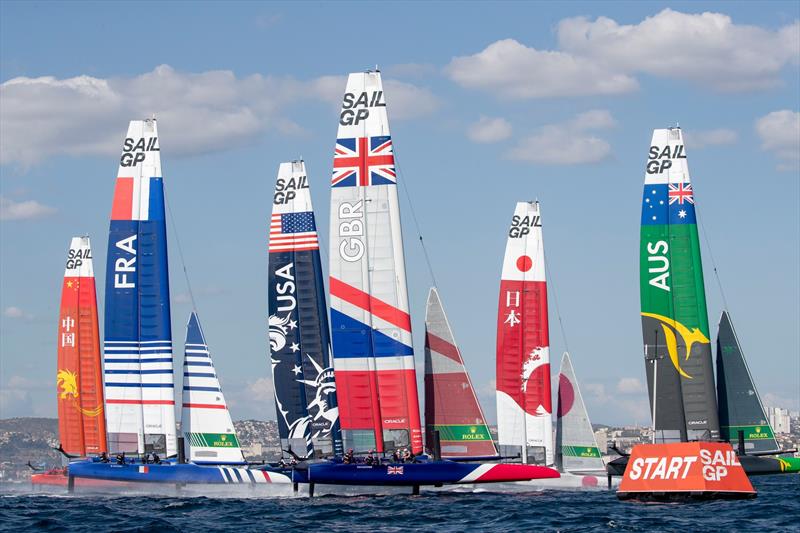 2019 SailGP Marseille Grand Final photo copyright Lloyd Images for SailGP taken at  and featuring the F50 class