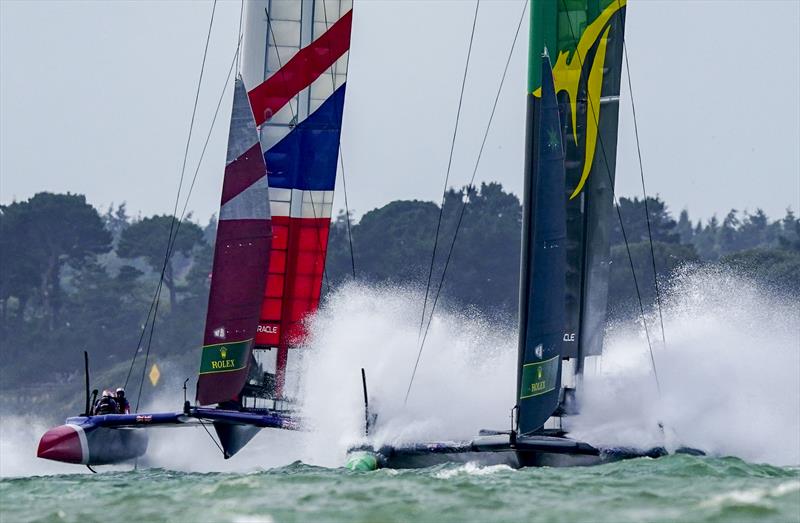 Great Britain SailGP Team with their new line-up is expected to go head to head with current champion Australia SailGP Team helmed by Tom Slingsby  photo copyright Bob Martin for SailGP taken at Royal Yacht Squadron and featuring the F50 class