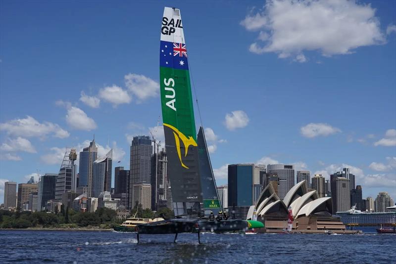 Tom Slingsby's Australia SailGP Team photo copyright SailGP taken at  and featuring the F50 class