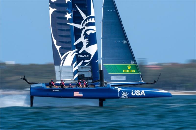 U.S. SailGP Team ready for SailGP's Season 2 photo copyright Drew Malcolm for SailGP taken at  and featuring the F50 class