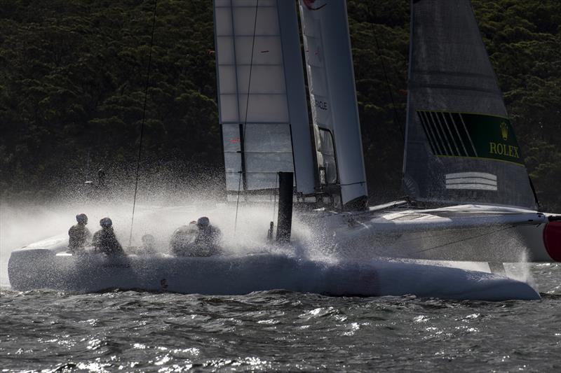 What goes up must come down - this is Team Japan, who had a consistent, if not winning kind of day photo copyright Andrea Francolini taken at Royal Sydney Yacht Squadron and featuring the F50 class